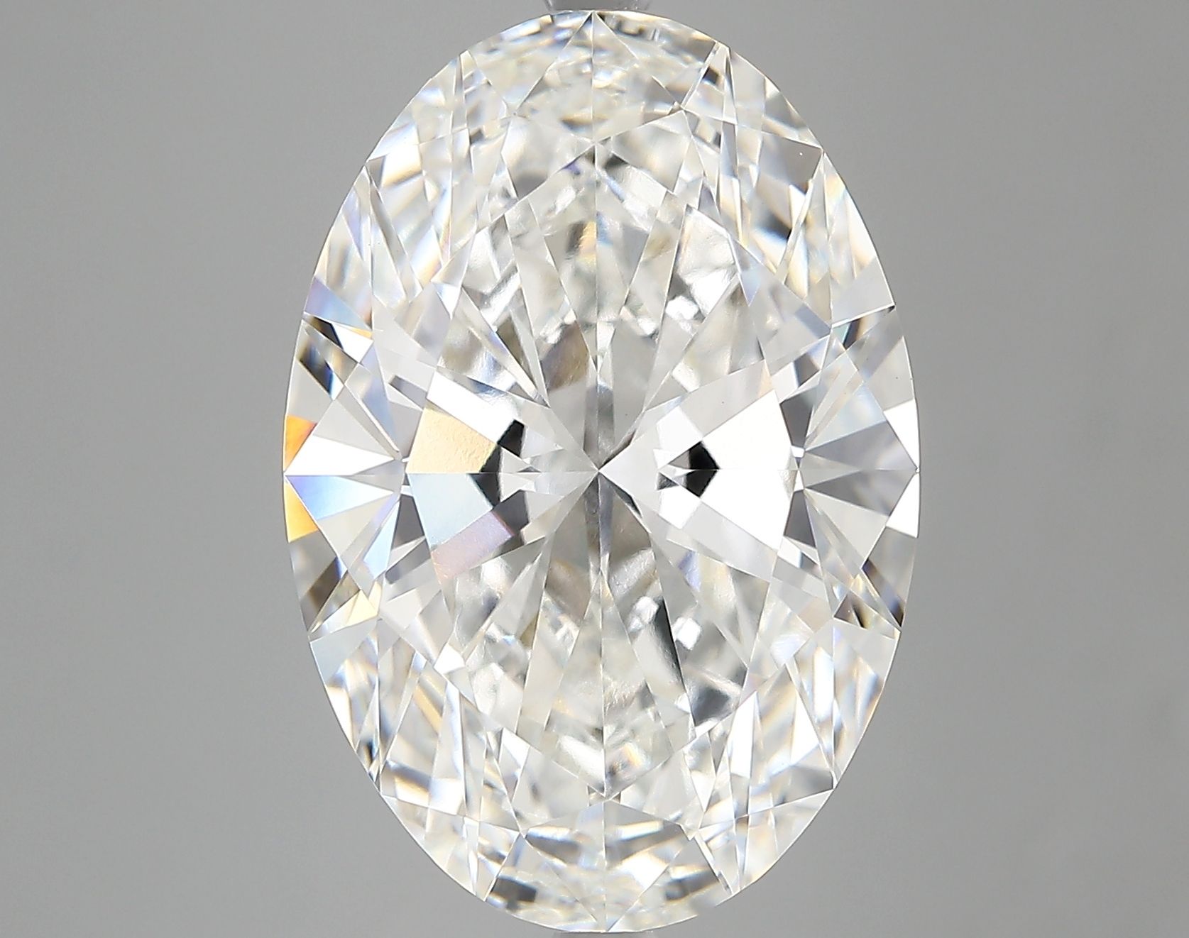 9.10 ct. oval Lab Grown Diamond front image