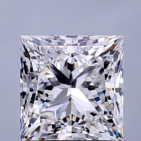 2.71 ct. princess Lab Grown Diamond front image