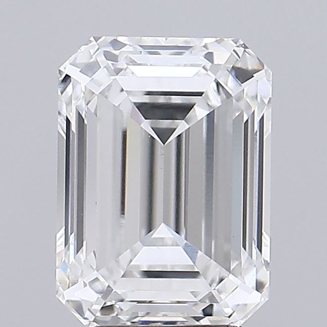 3.21 ct. emerald Lab Grown Diamond front image