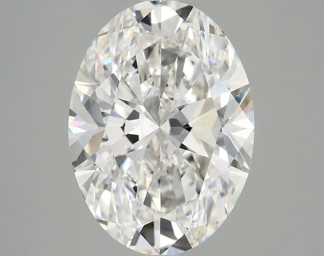 3.99 ct. oval Lab Grown Diamond front image