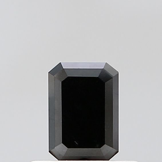 0.5 Carat Emerald Diamond Black VVS2