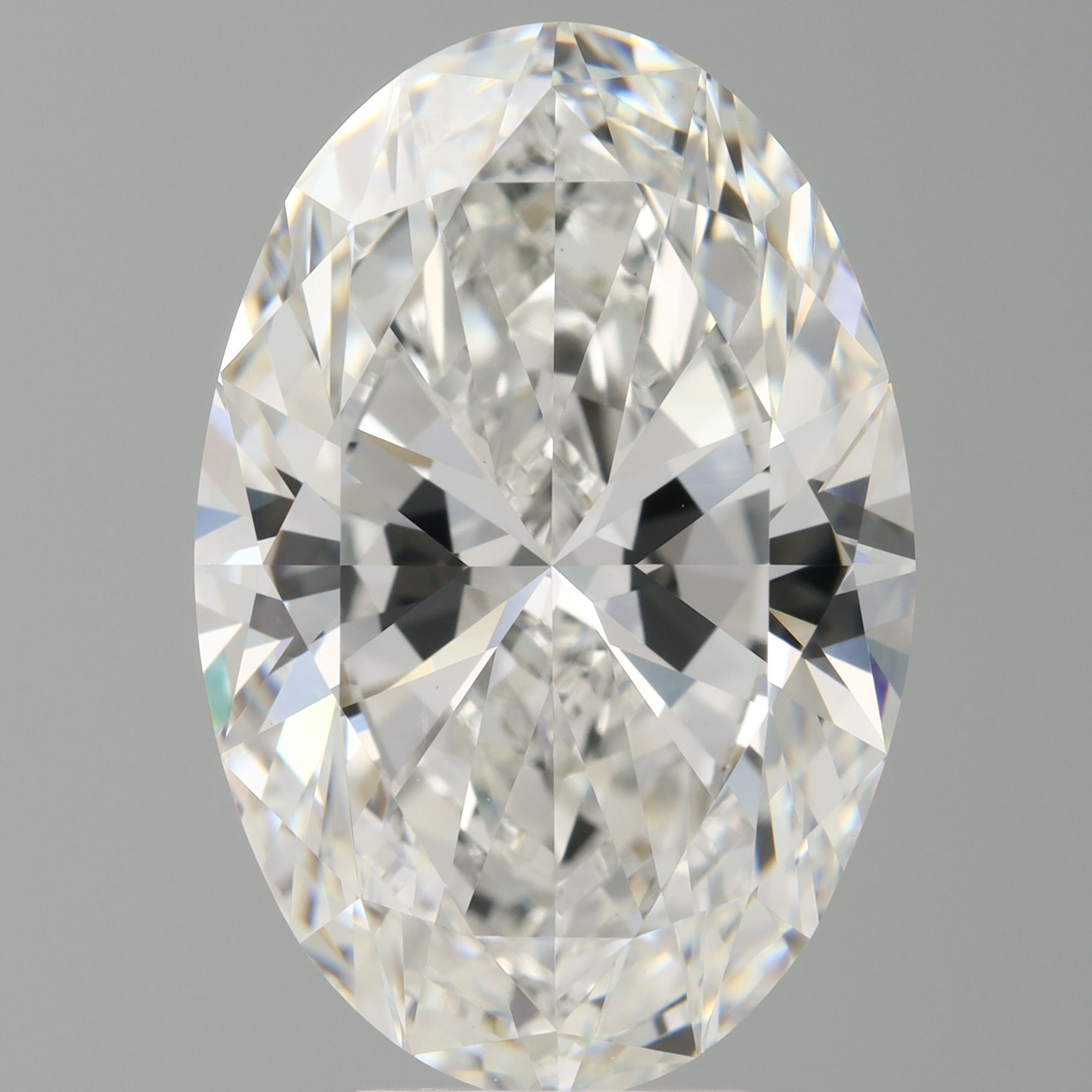 7.05 ct. oval Lab Grown Diamond front image