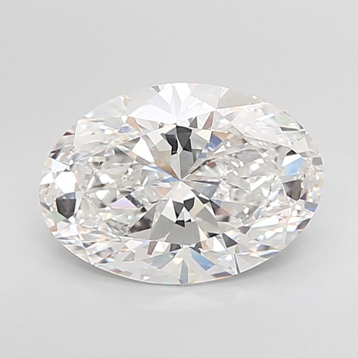 6.01 ct. oval Lab Grown Diamond front image
