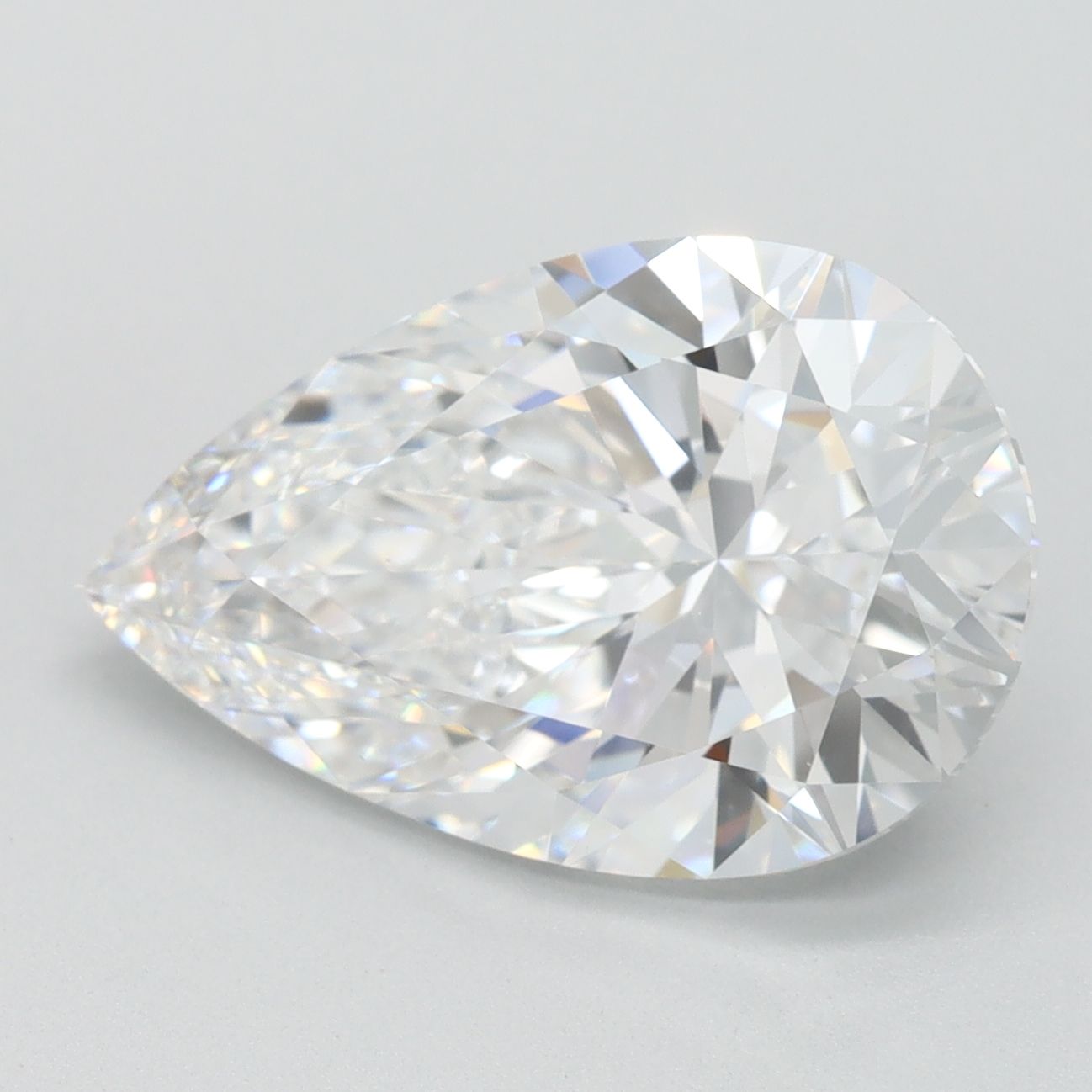 4.10 ct. pear Lab Grown Diamond front image