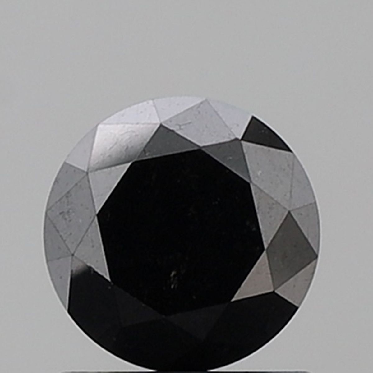 1.26 Carat Round Diamond Fancy Black VVS2