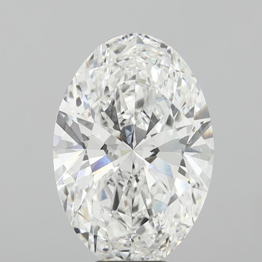 7.58 ct. oval Lab Grown Diamond front image
