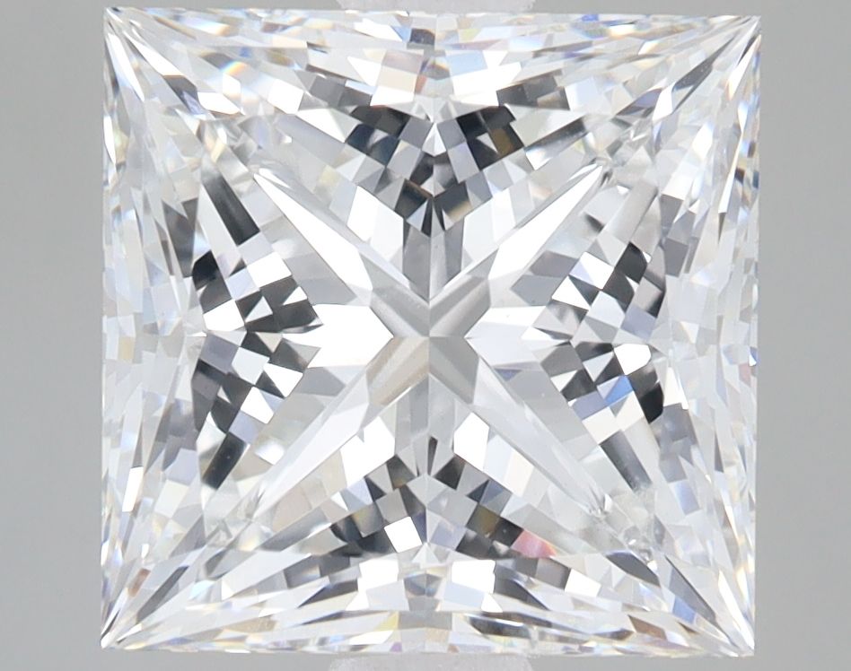 6.08 ct. princess Lab Grown Diamond front image