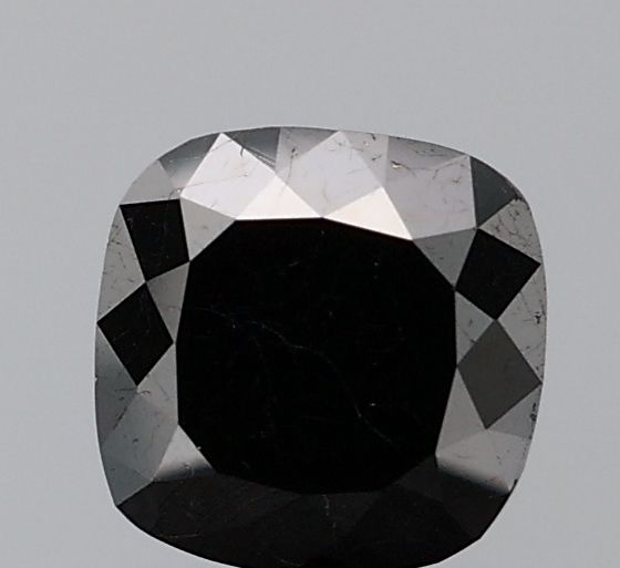 1.3 Carat Cushion brilliant Diamond Black VS2
