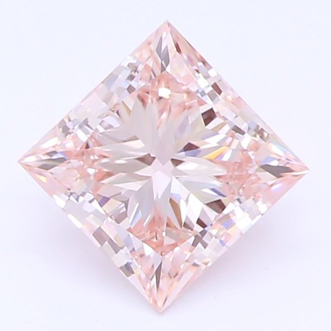 0.66 ct. princess Lab Grown Diamond front image