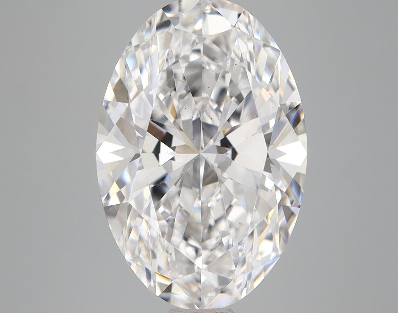 4.78 ct. oval Lab Grown Diamond front image