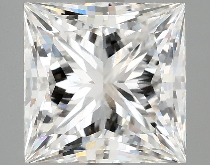 4.10 ct. princess Lab Grown Diamond front image