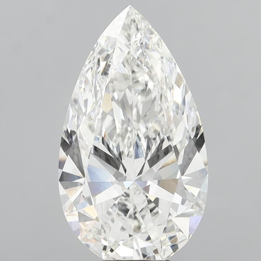 7.05 ct. pear Lab Grown Diamond front image