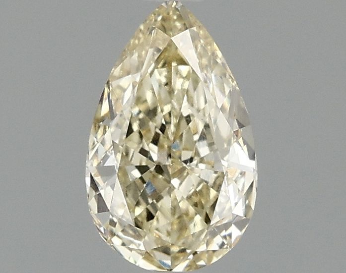 1.02 carat fancy  yellow VS1 EX Cut IGI pear diamond
