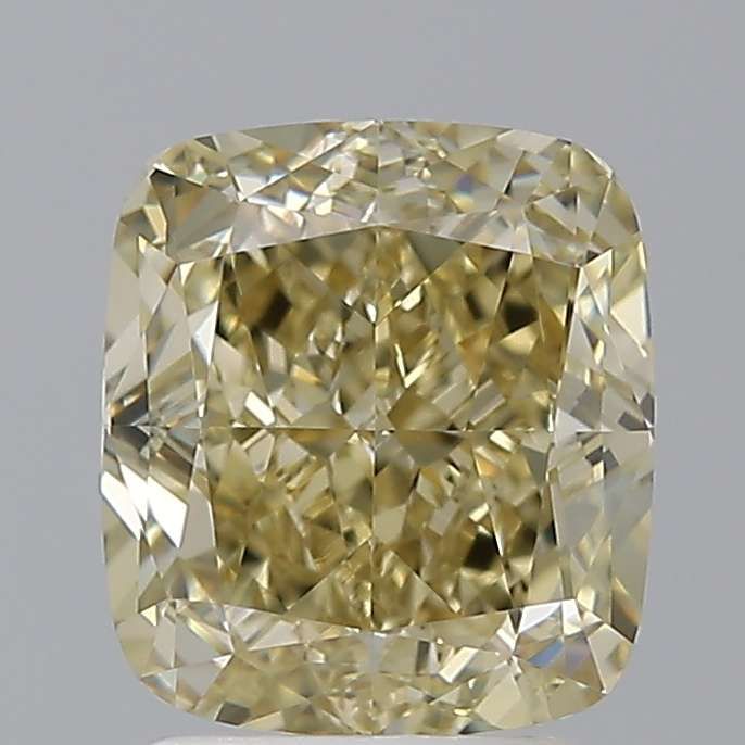 2.49 Carat Cushion modified Diamond Fancy Brownish Yellow VVS1