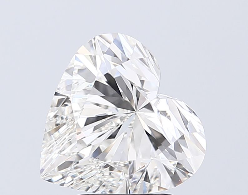 3.08 carat f VS1 EX Cut IGI heart diamond