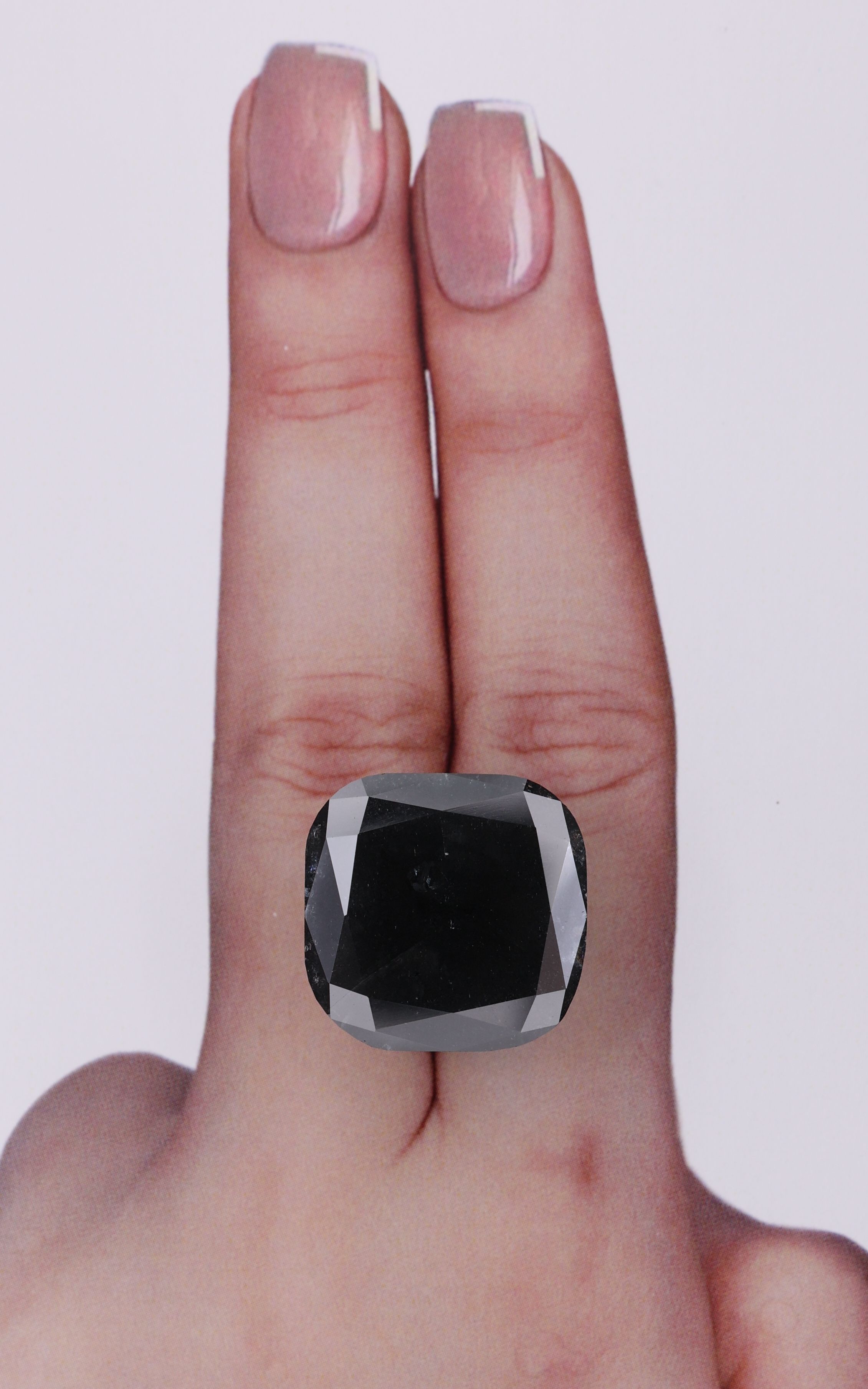 25.1 Carat Cushion brilliant Diamond Fancy Black VVS2