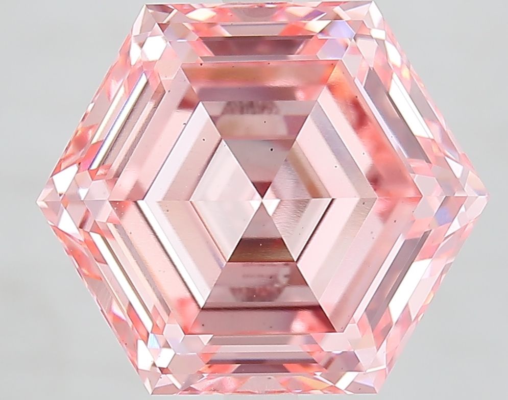 7.15 ct lab-grown Hexagonal Diamond