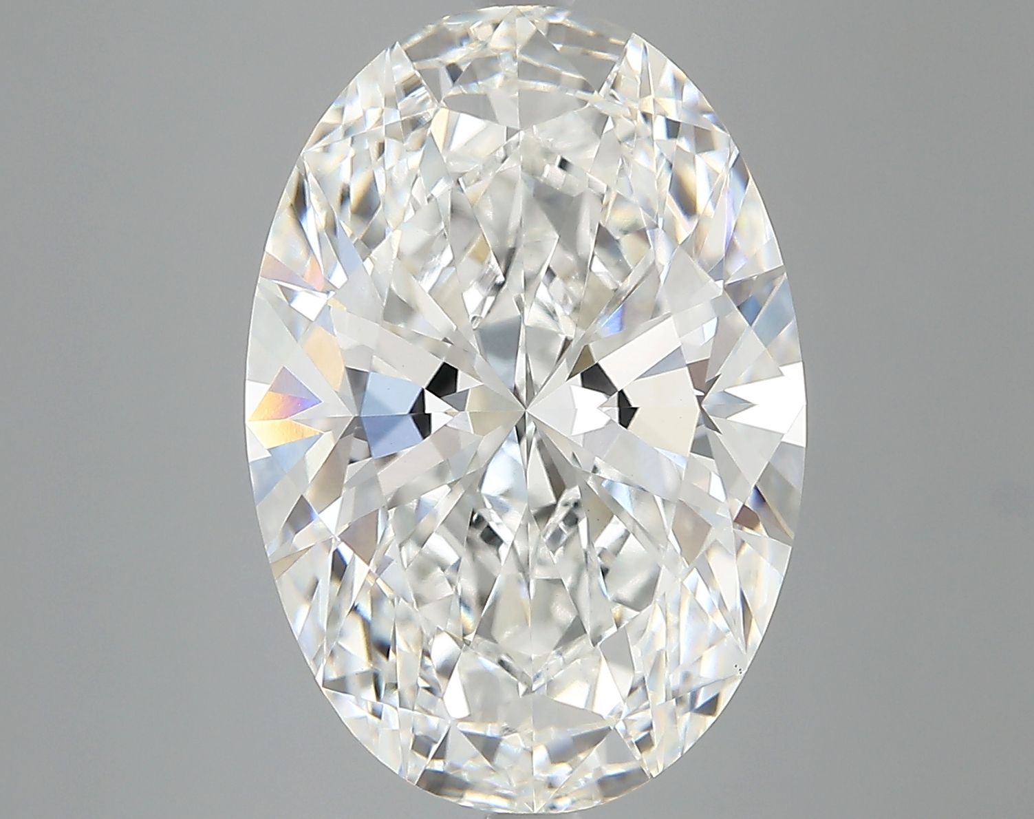 7.10 ct. oval Lab Grown Diamond front image