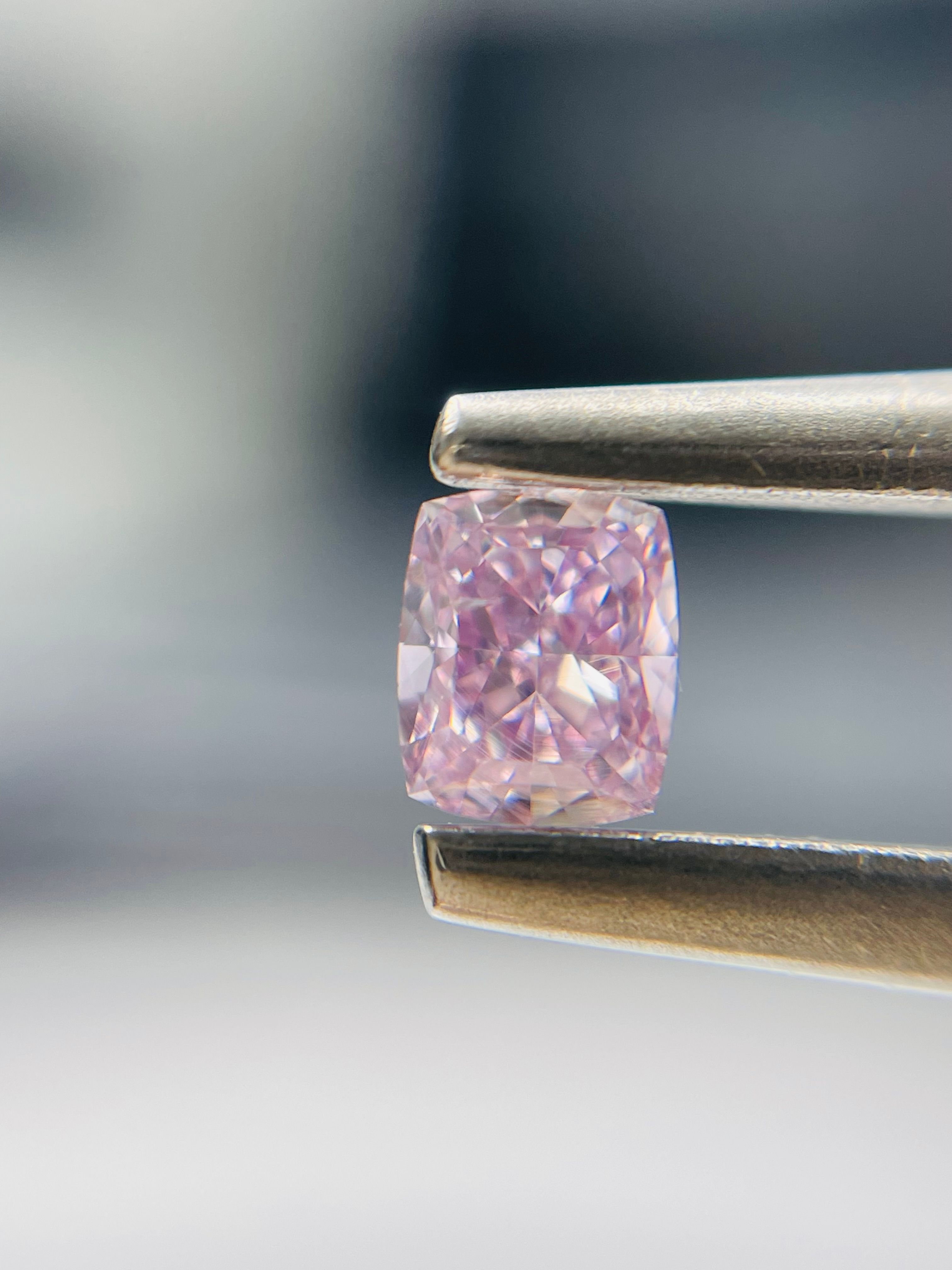 0.30ct Cushion Modified PURPLE I1
