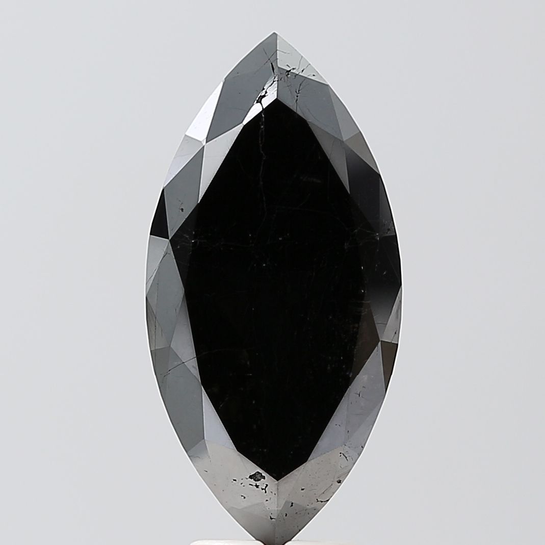 6.89 Carat Marquise Diamond Black VS2