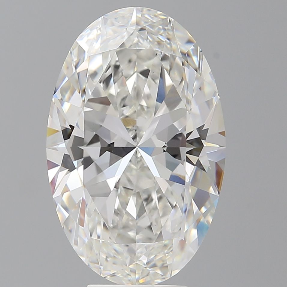7.09 ct. oval Lab Grown Diamond front image