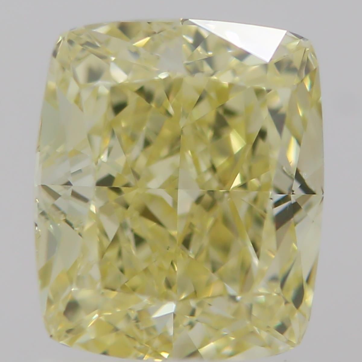1 Carat Cushion brilliant Diamond Fancy  Yellow VS2