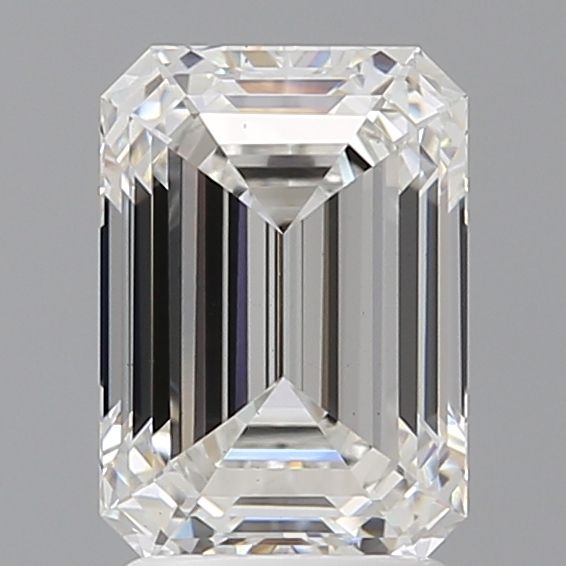 2.57 ct. emerald Lab Grown Diamond front image