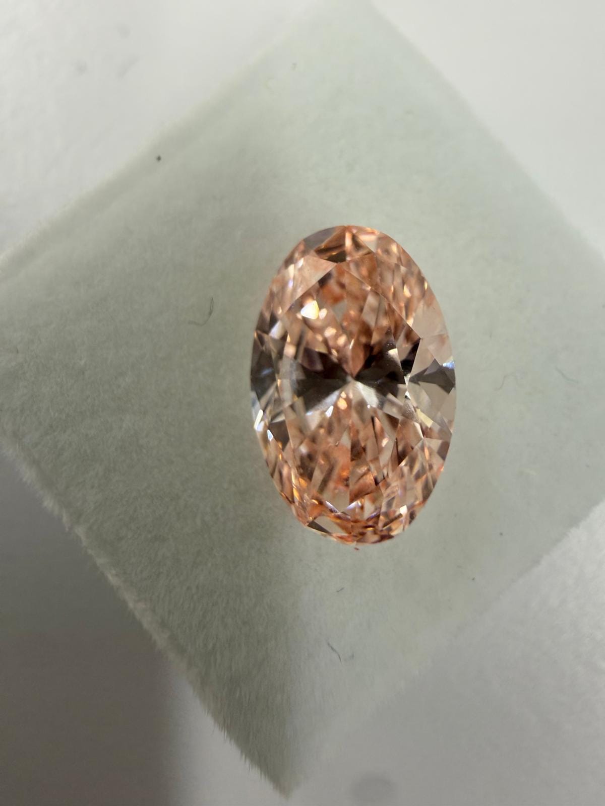 3.08 ct. oval Lab Grown Diamond front image