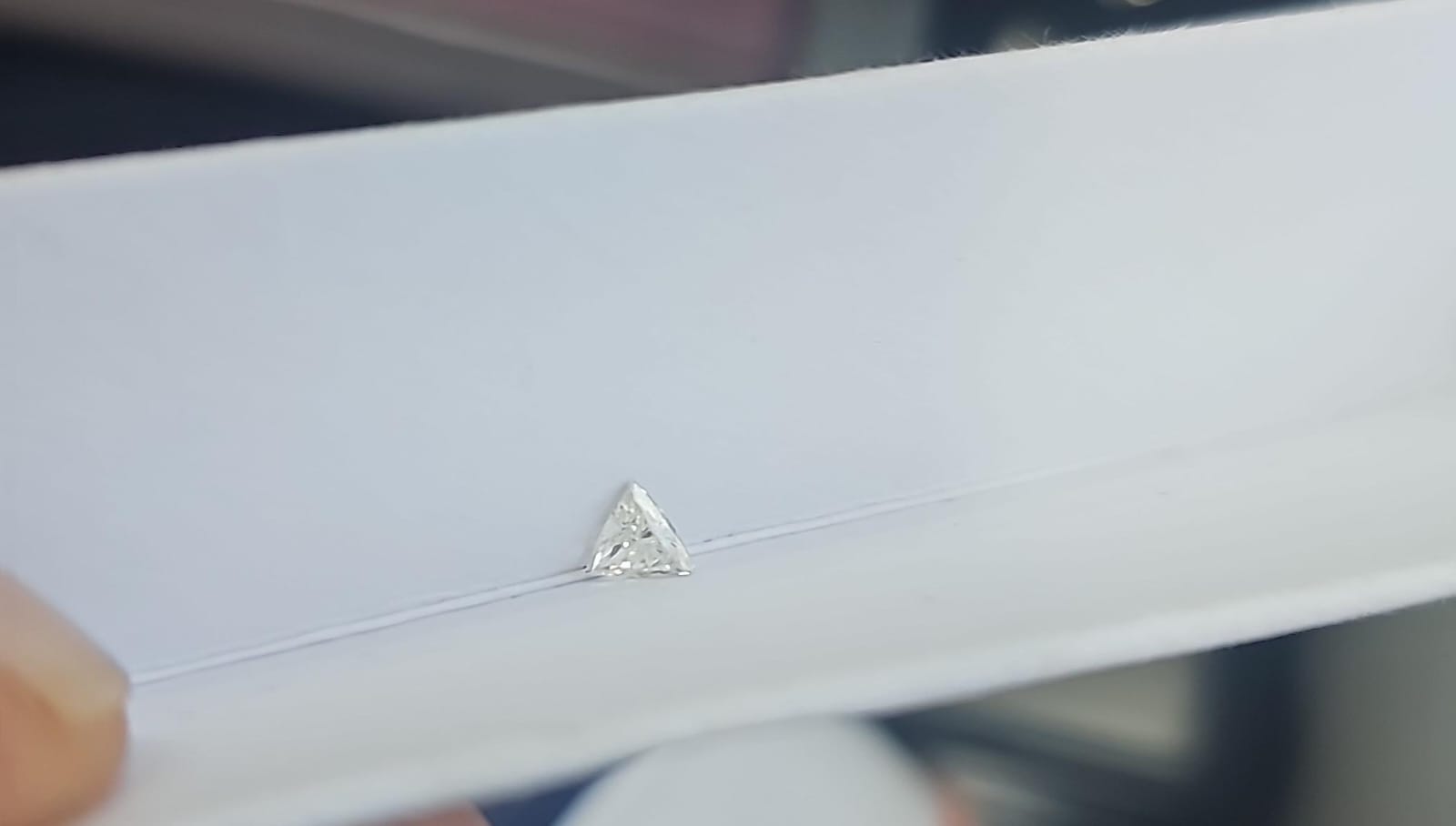 0.15 Carat Trilliant Diamond J VS1