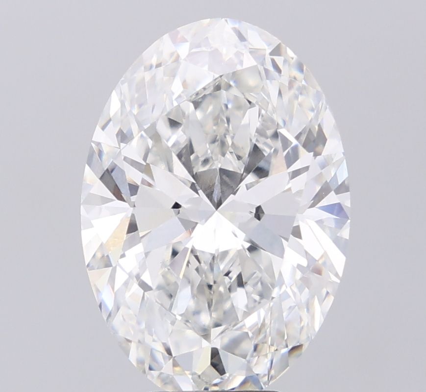 6.02 ct. oval Lab Grown Diamond front image