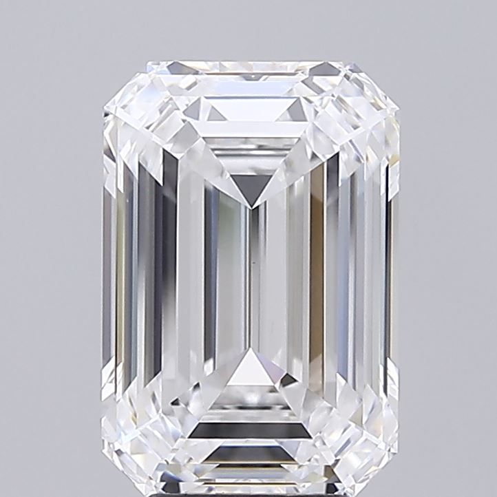 Diament LG szmaragdowy, 5.19 ct, E, VVS2