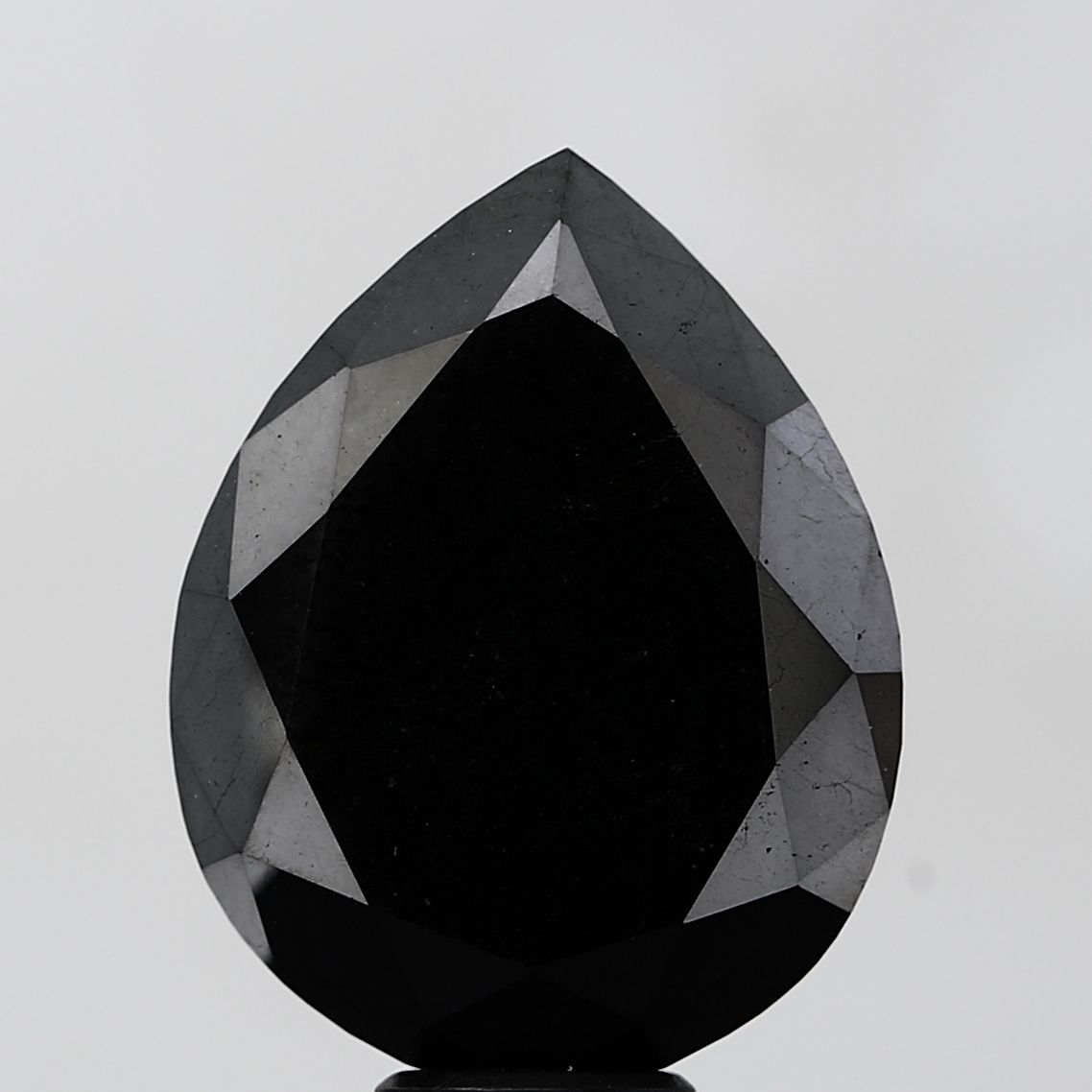 10.04 Carat Pear Diamond Black VS1