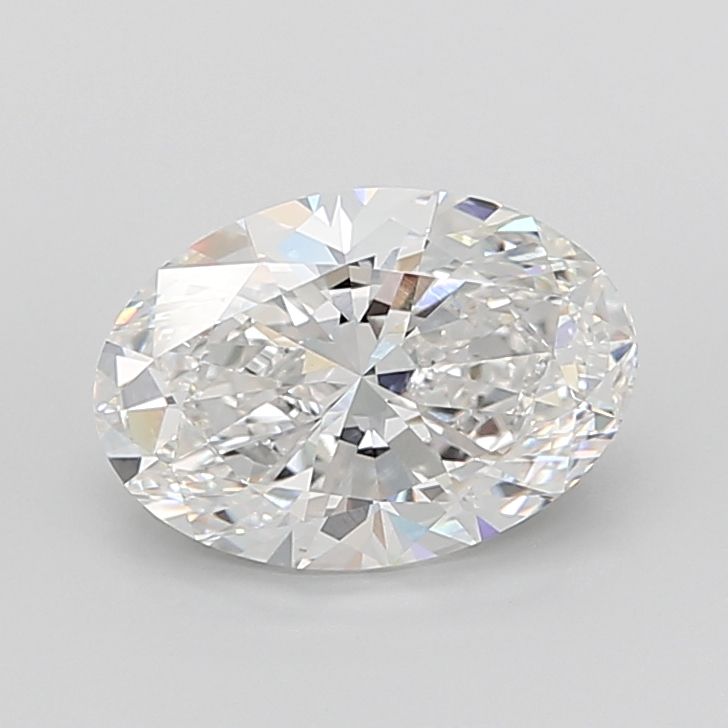 6.08 ct. oval Lab Grown Diamond front image