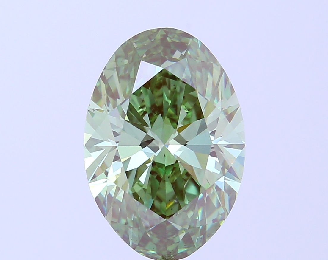 5.20 ct. oval Lab Grown Diamond front image