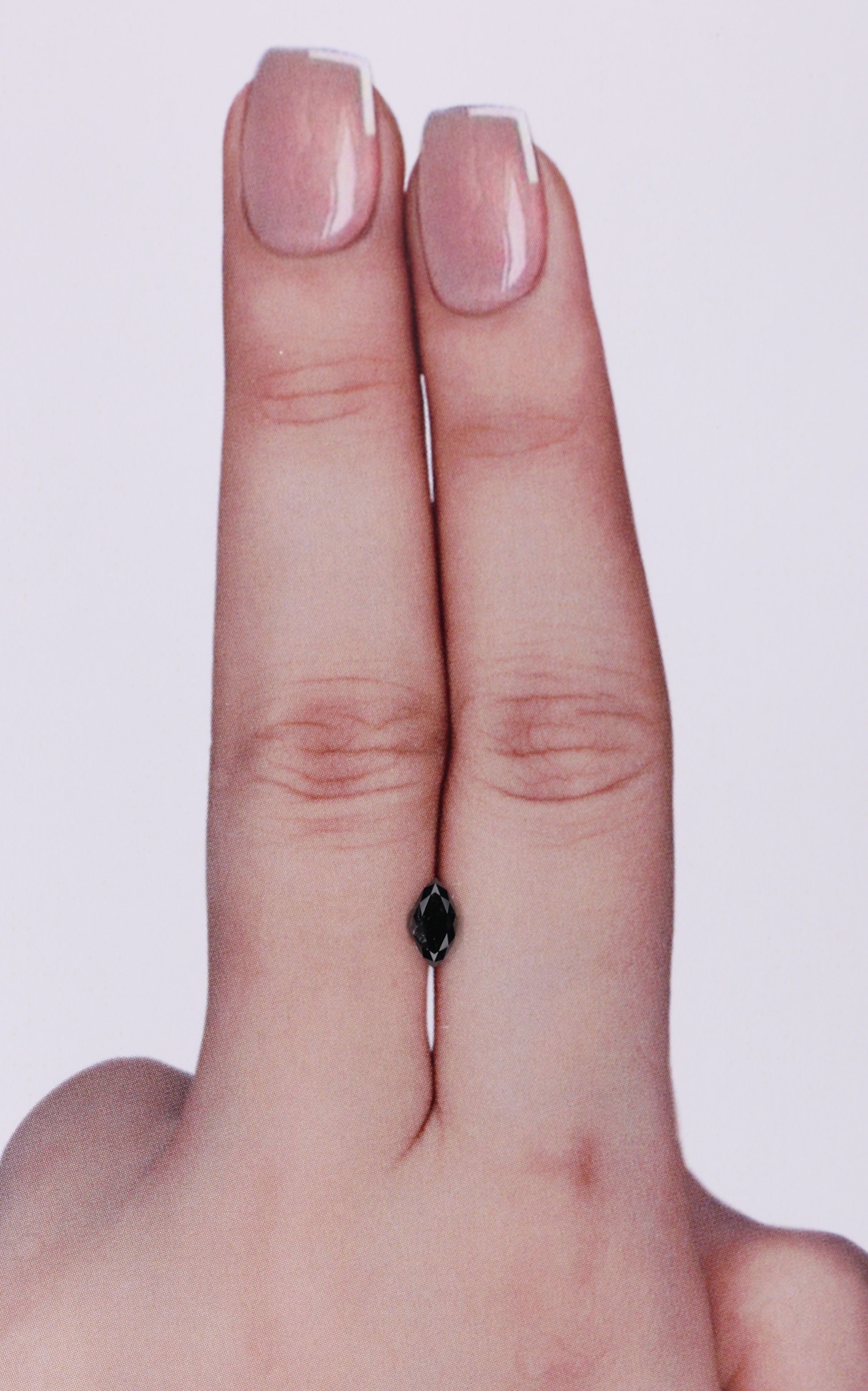 0.27 Carat Marquise Diamond Fancy Black VVS2