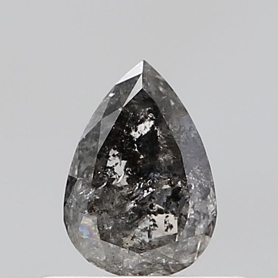0.56 Carat Pear Diamond Salt and Pepper VS1