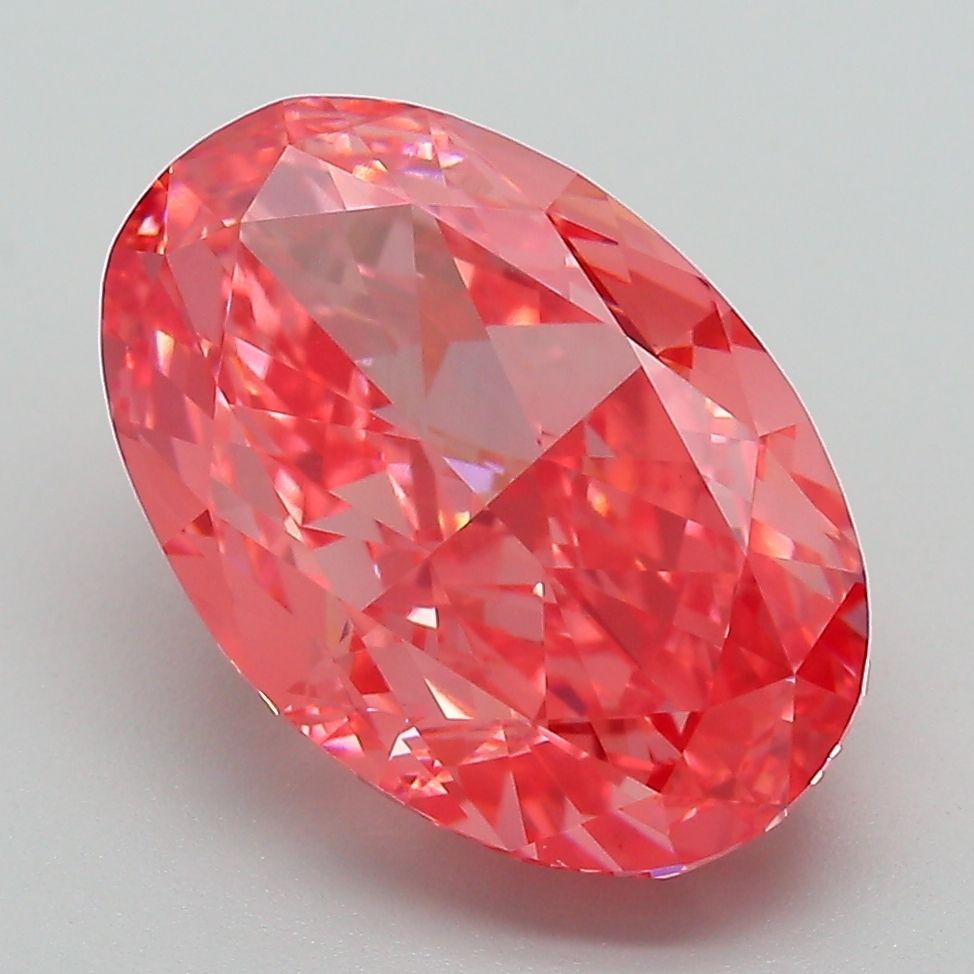 5.28 ct. oval Lab Grown Diamond front image