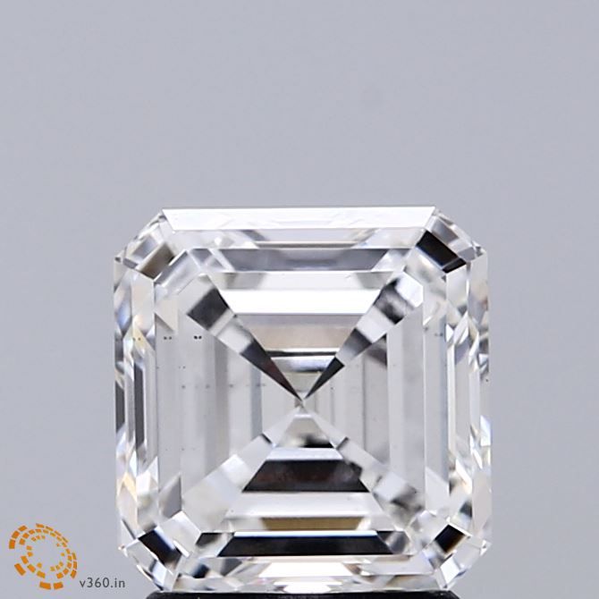 2 ct lab-grown Square emerald Diamond