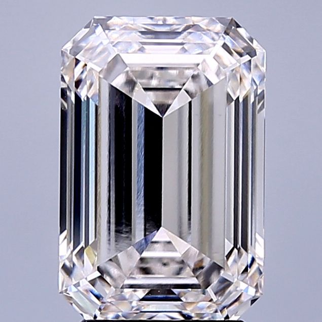 3.79 ct. emerald Lab Grown Diamond front image