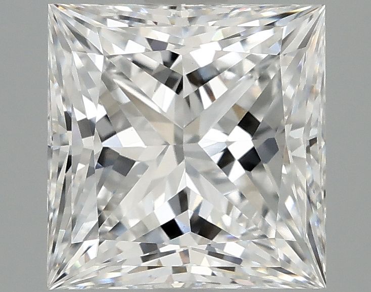 2.10 ct. princess Lab Grown Diamond front image