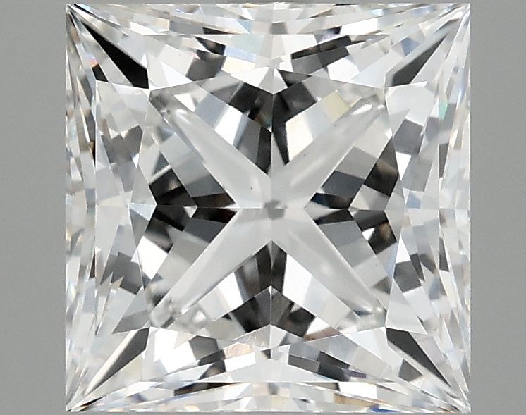 4.09 ct. princess Lab Grown Diamond front image
