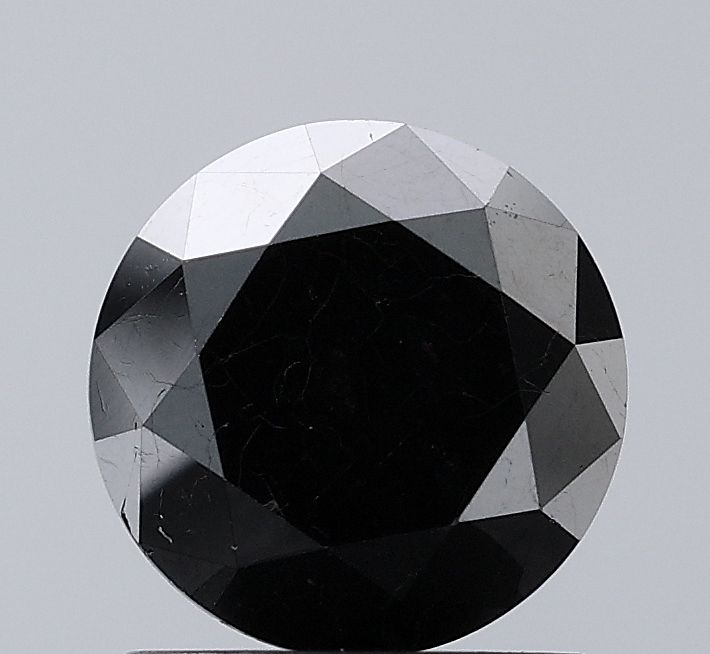 1.81 Carat Round Diamond Black VS1
