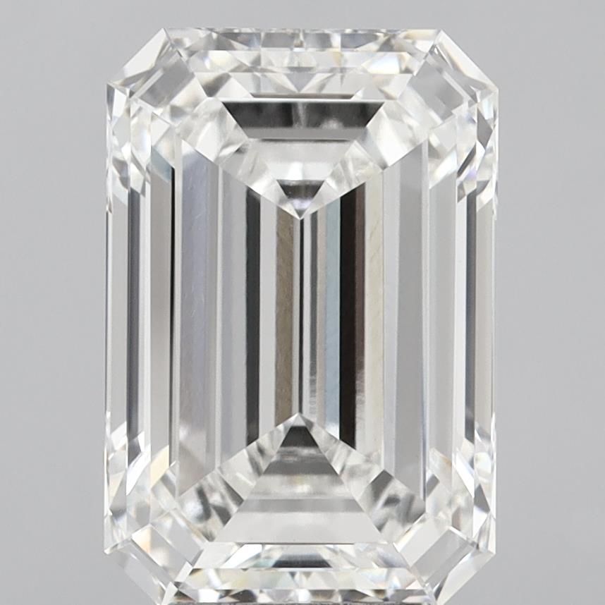 6.09 ct. emerald Lab Grown Diamond front image
