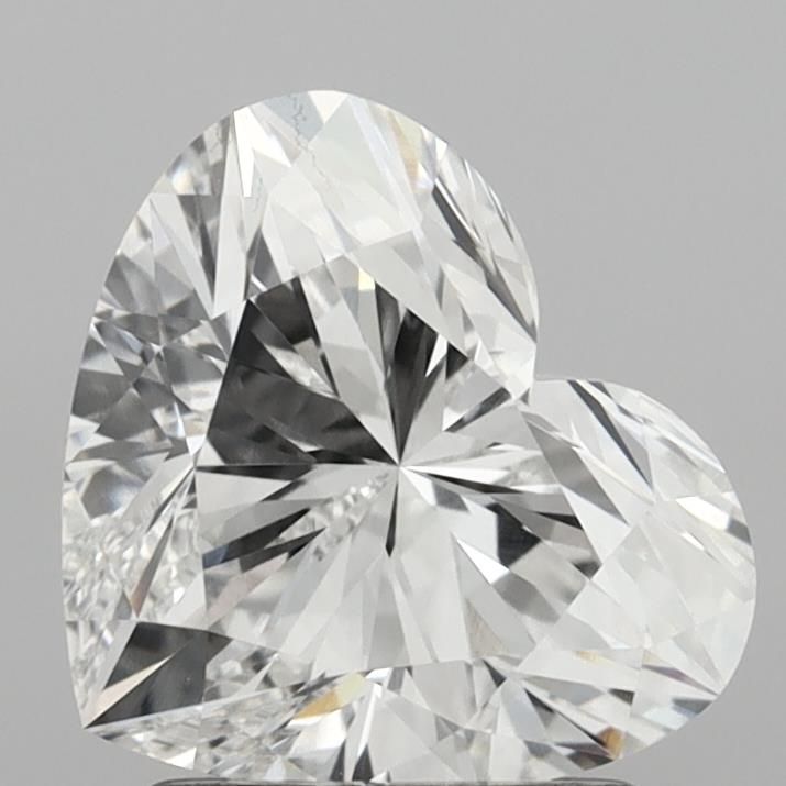 2.01 carat e VS2 EX Cut IGI heart diamond