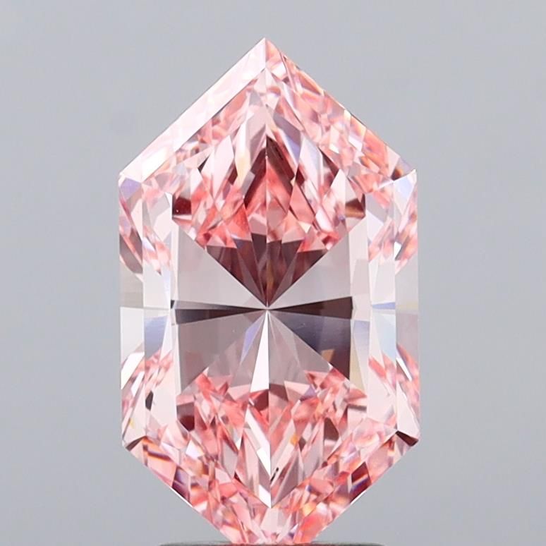 4 ct lab-grown Hexagonal Diamond