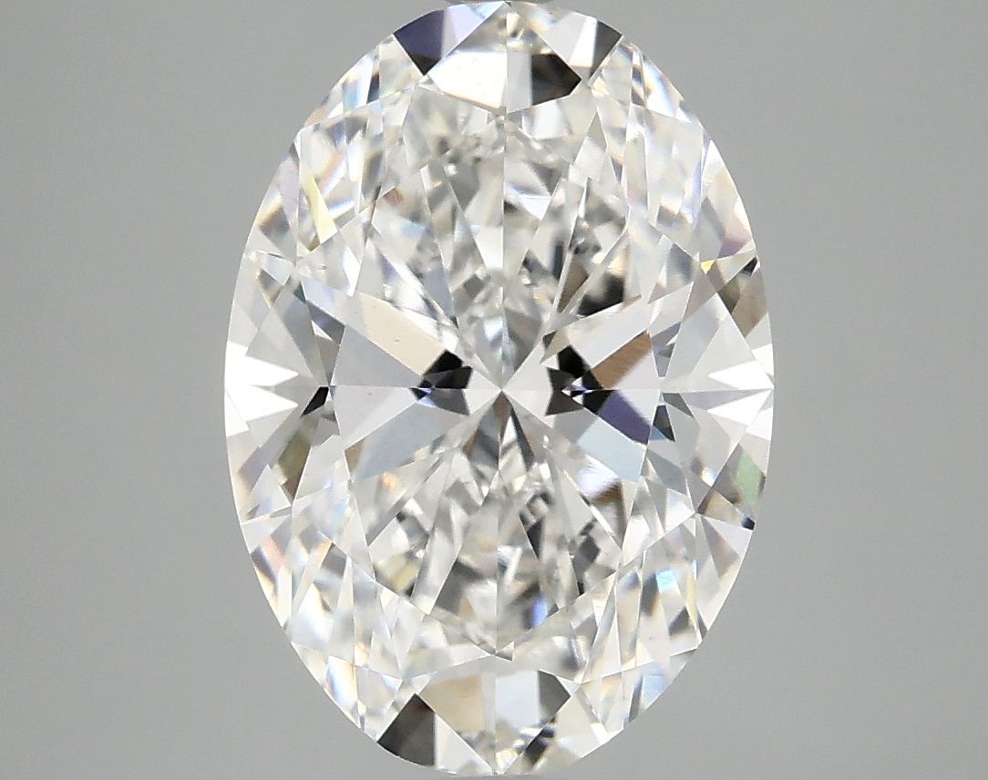 4.09 ct. oval Lab Grown Diamond front image