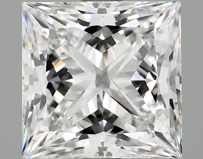 2.10 ct. princess Lab Grown Diamond front image