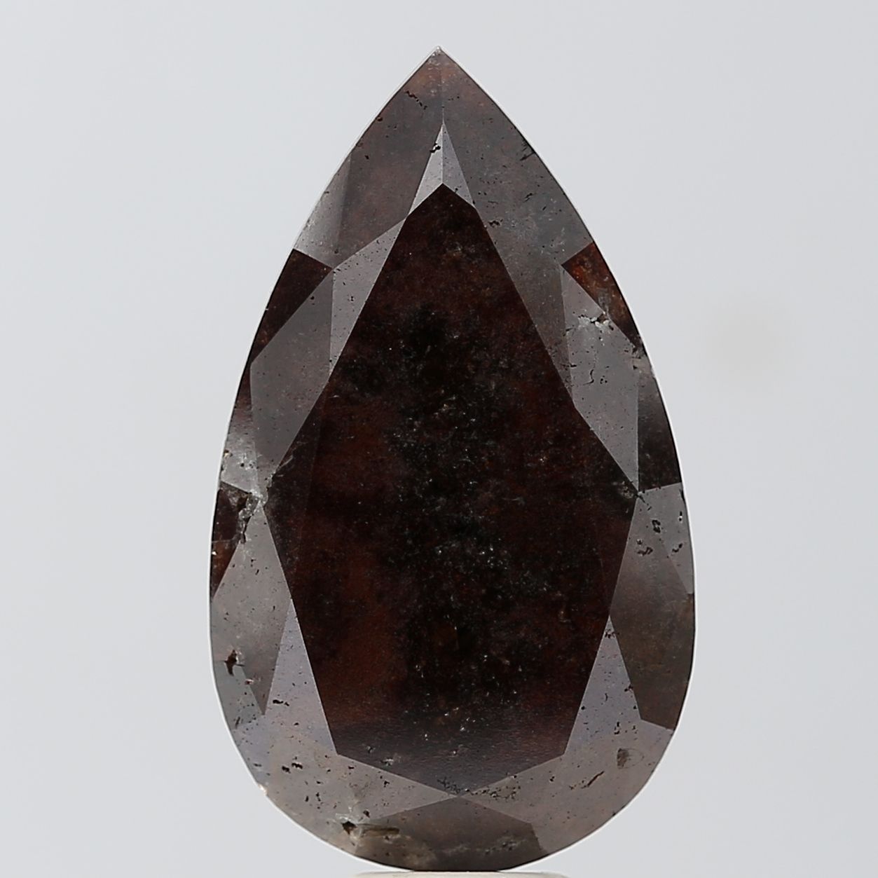 11.67 Carat Pear Diamond Brown I2