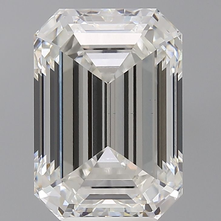 6.07 ct. emerald Lab Grown Diamond front image