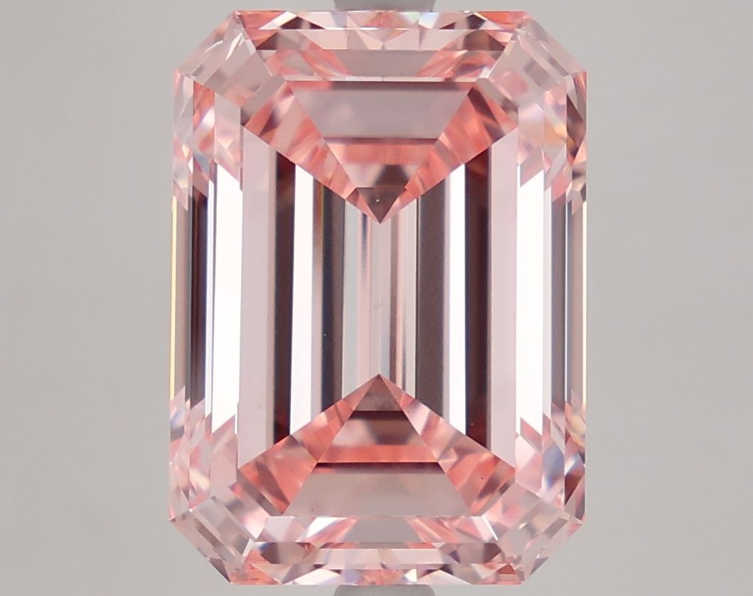 7.02 ct. emerald Lab Grown Diamond front image